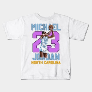 Michael Jordan Aesthetic Tribute 〶 Kids T-Shirt